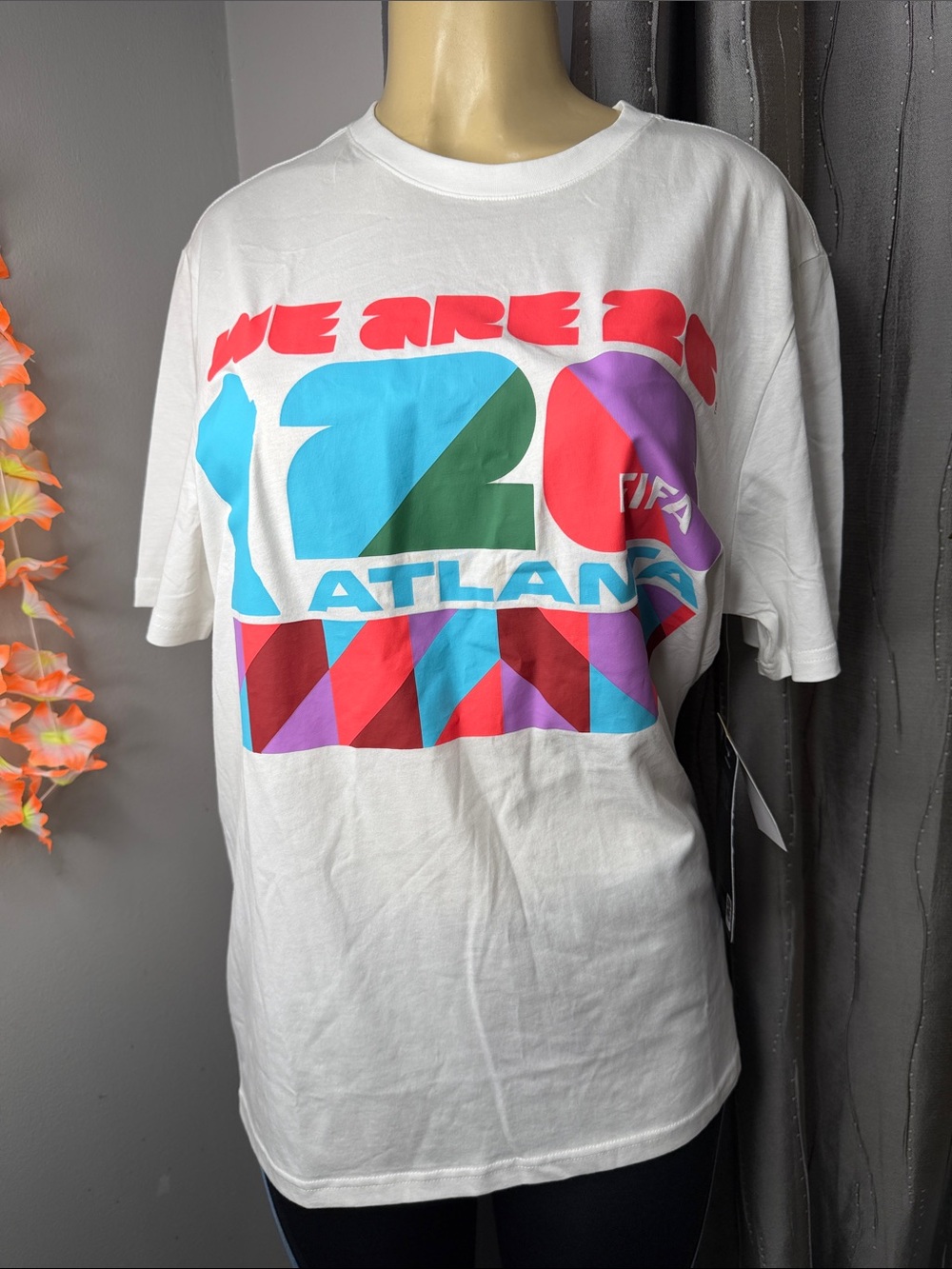 FIFA Atlanta 2026 Women’s  Sz M Graphic White T-Shirt